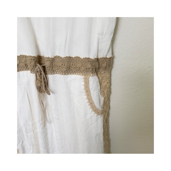 CHICO’S Gauze and Crochet Dress Sz 0.5 (6) - Picture 4 of 7